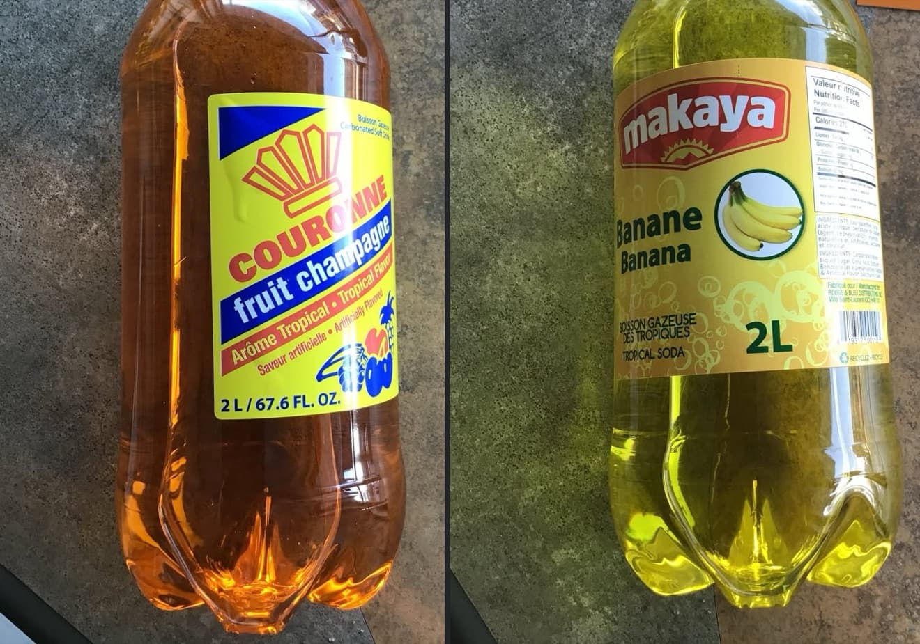 Boissons et sodas antillais : Cola Couronne, Cola Makaya